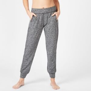 Sweaty Betty Garidasana Yoga Trousers, Black Marl, Medium